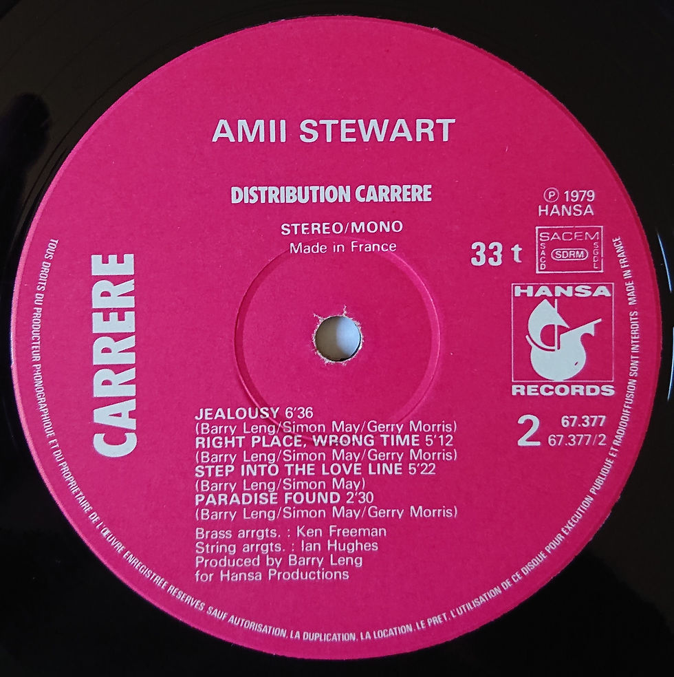 Miniature : Amii Stewart - Paradise Bird (LP, Album, Gat)  - Carrere France