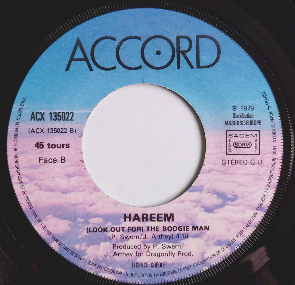 Miniatura: Hareem - Mama Don't Boogie No More (7") Accord, France