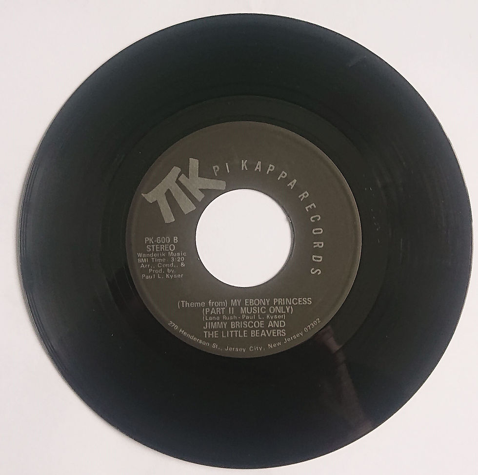Jimmy Briscoe & the Little Beavers - My Ebony Princess - Pi Kappa records US
