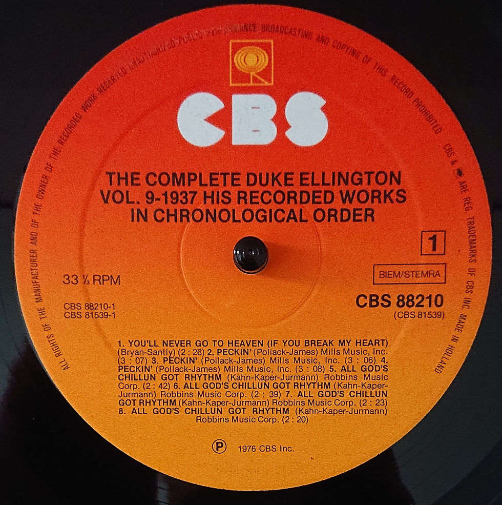 Miniatura: Duke Ellington ‎– The Complete Duke Ellington Vol.9 - 1937 - 33x2 LP