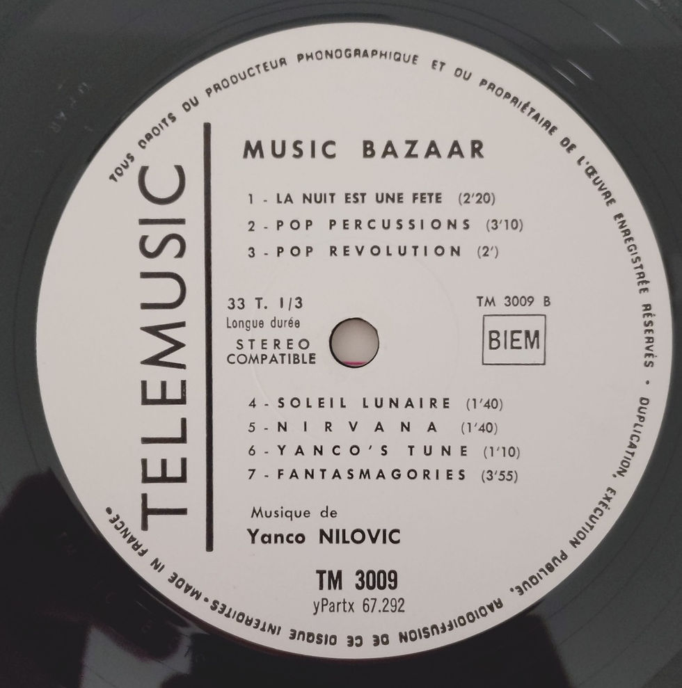 Thumbnail: Jean-Jacques Debout, Yanco Nilovic* - Music Bazaar (LP)TELE MUSIC F