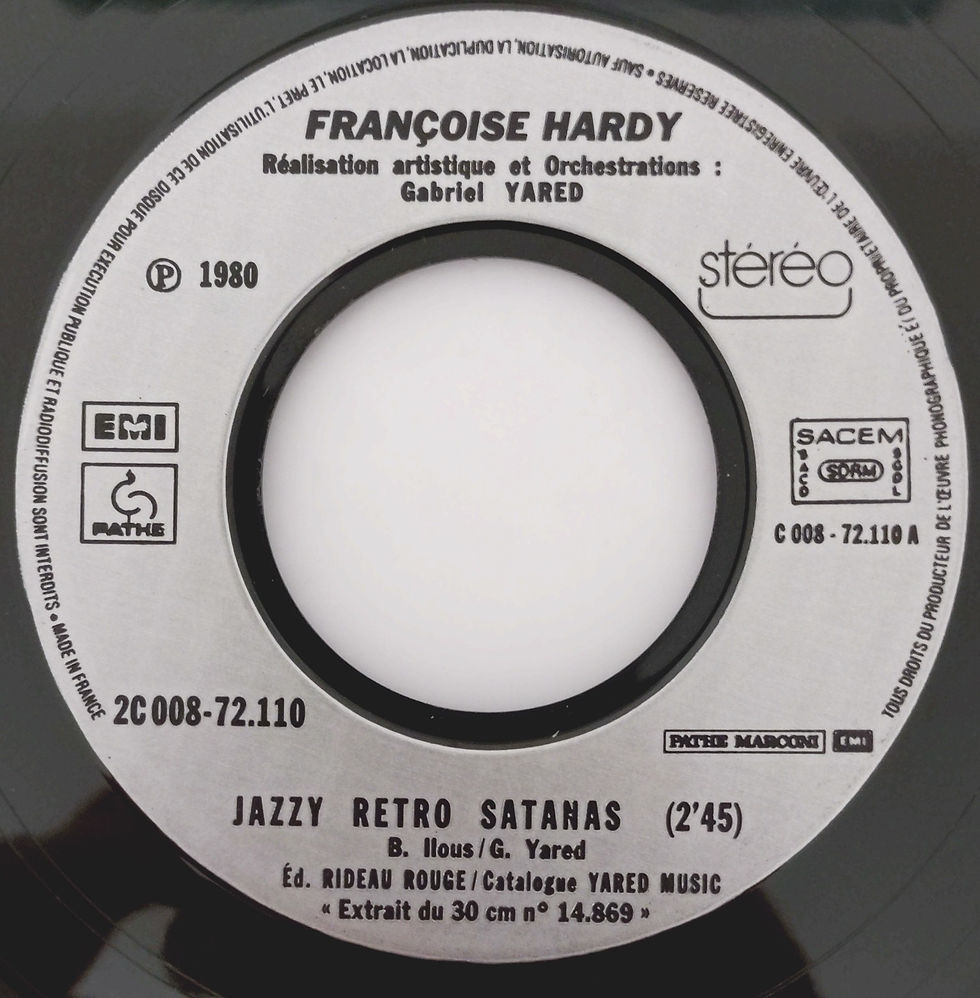 Thumbnail: Françoise Hardy - Jazzy Retro Satanas / Seule Comme Une Pomme (7", Single)