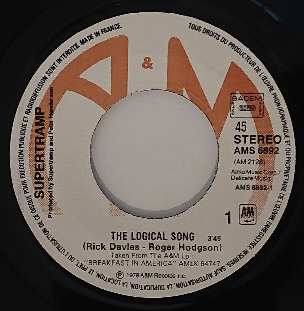 Miniaturbild: Supertramp - The Logical Song (7", Single) - A&M, France