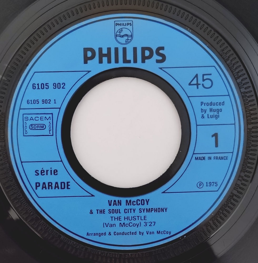 Thumbnail: Van McCoy & The Soul City Symphony - The Hustle (7", Single) Philips France