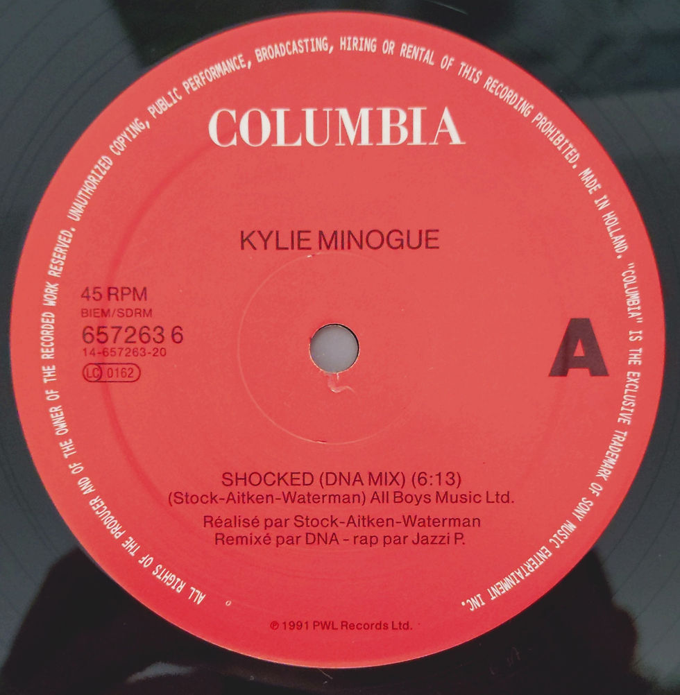 Miniaturbild: Kylie Minogue - Shocked (DNA Mix) (12", Maxi) Columbia France