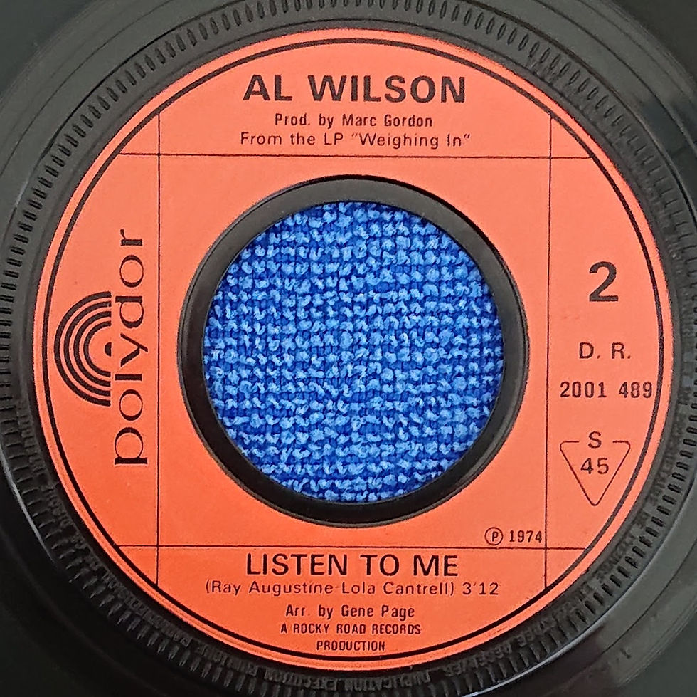Thumbnail: Al Wilson - Show And Tell / Listen To Me (7") Polydor France