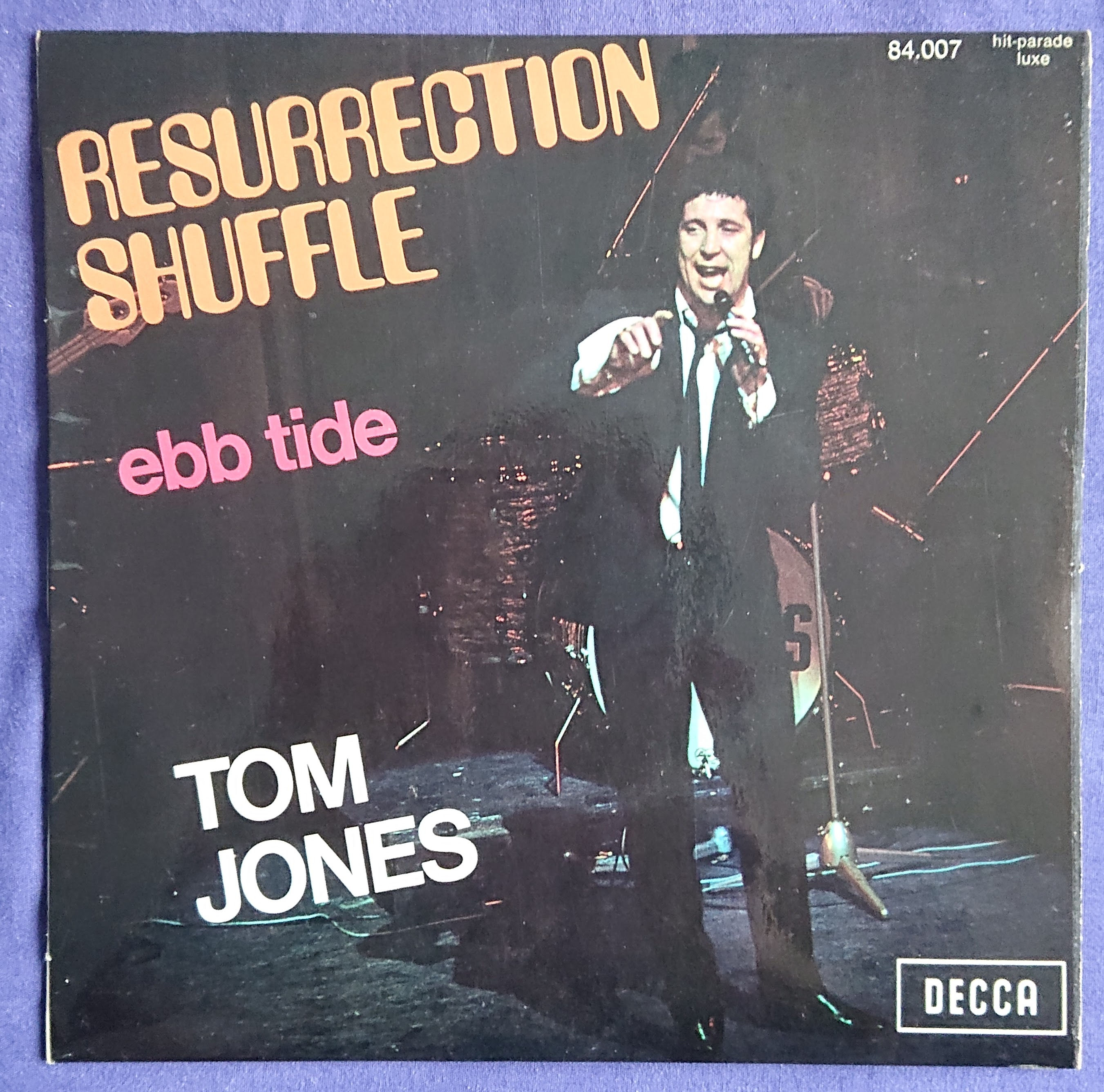 Tom Jones - Resurrection Shuffle (7", Single) - Decca France