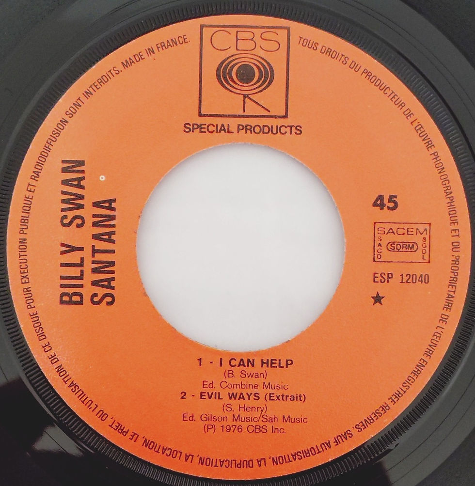Miniaturbild: Santana / Billy Swan - Dialogue... (7", EP)  CBS Special Products, France