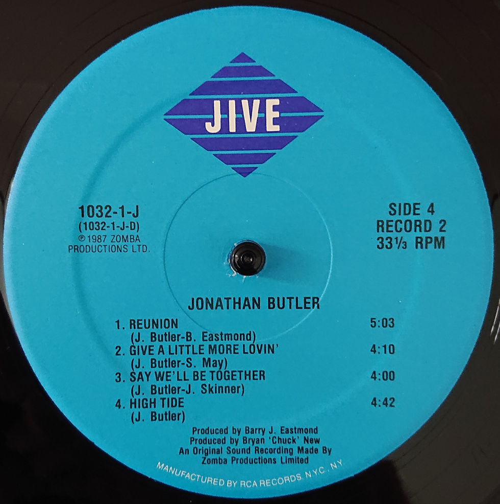 Thumbnail: Jonathan Butler ‎– Jonathan Butler - Jive US