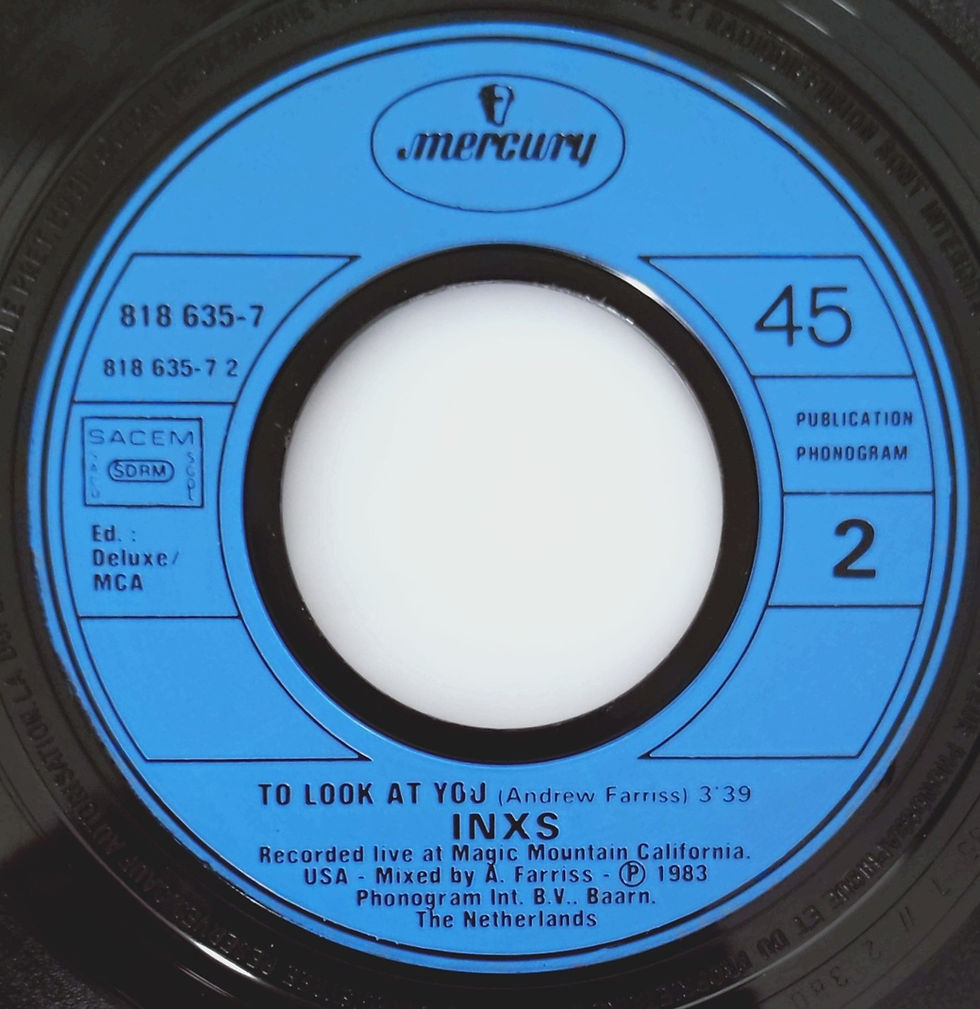 Thumbnail: INXS - Original Sin (7", Single) Mercury , France