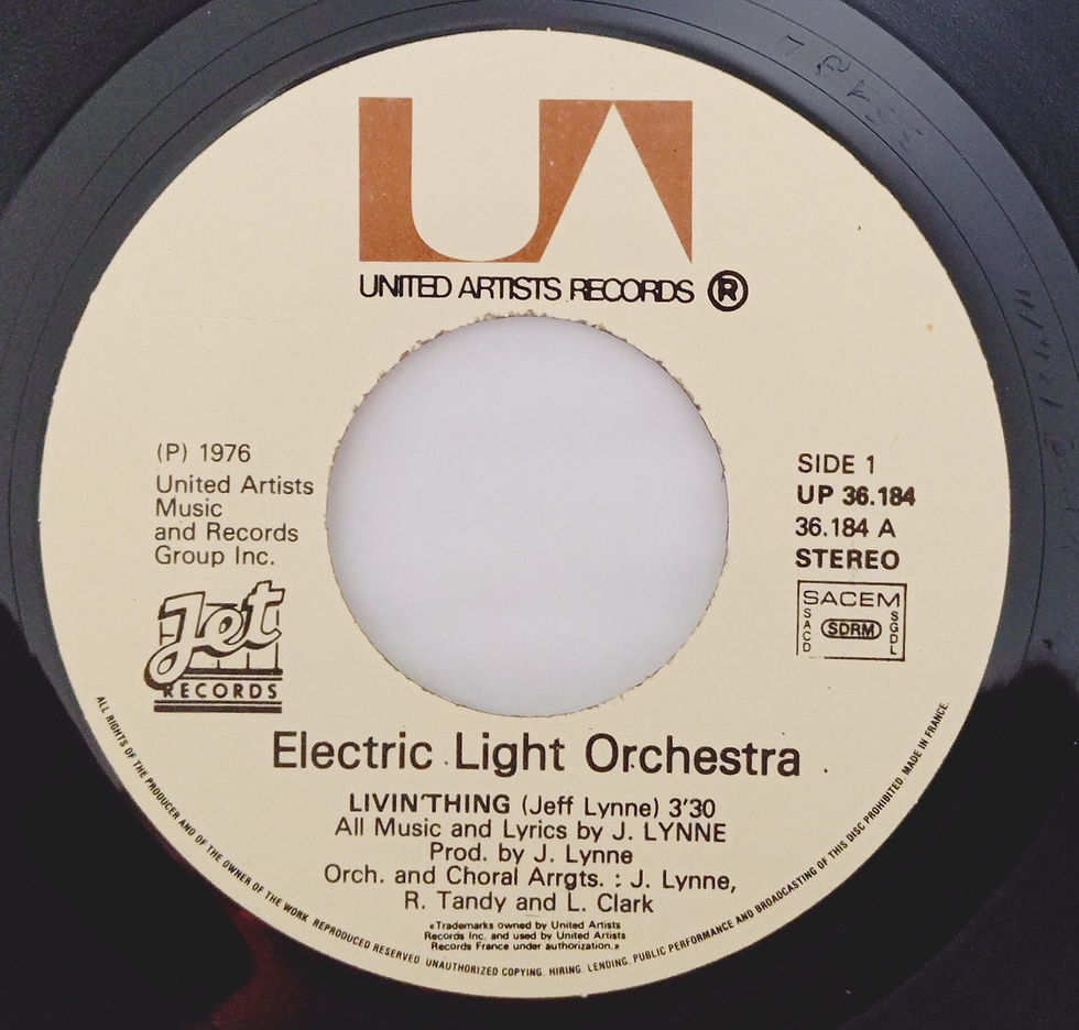 Miniature : Electric Light Orchestra - Livin' Thing (7") UAR France