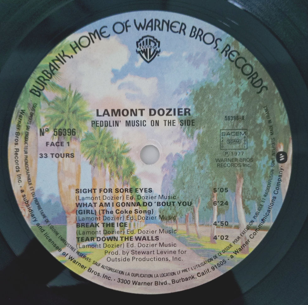 Miniaturbild: Lamont Dozier - Peddlin' Music On The Side(LP, Album) Warner Bros.Records France