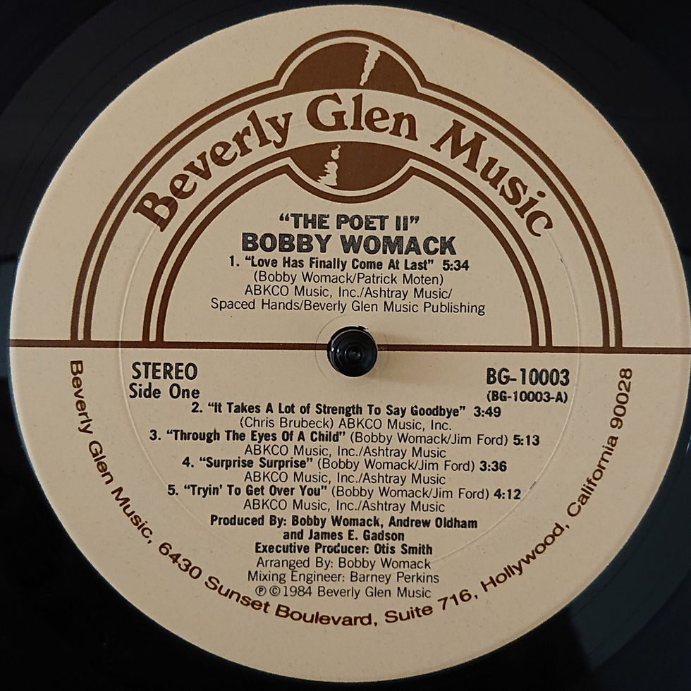 Miniatura: Bobby Womack Featuring Patti LaBelle – The Poet II - Beverly Glen Music ‎US
