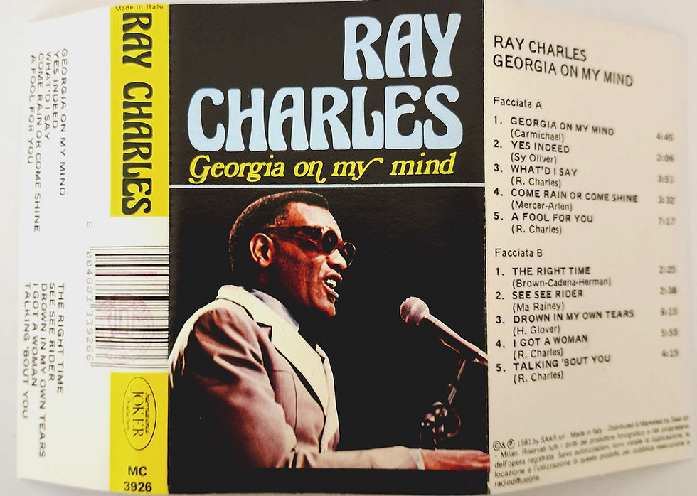 Thumbnail: Ray Charles – Georgia On My Mind(Cassette , Compilation) Joker, Italy