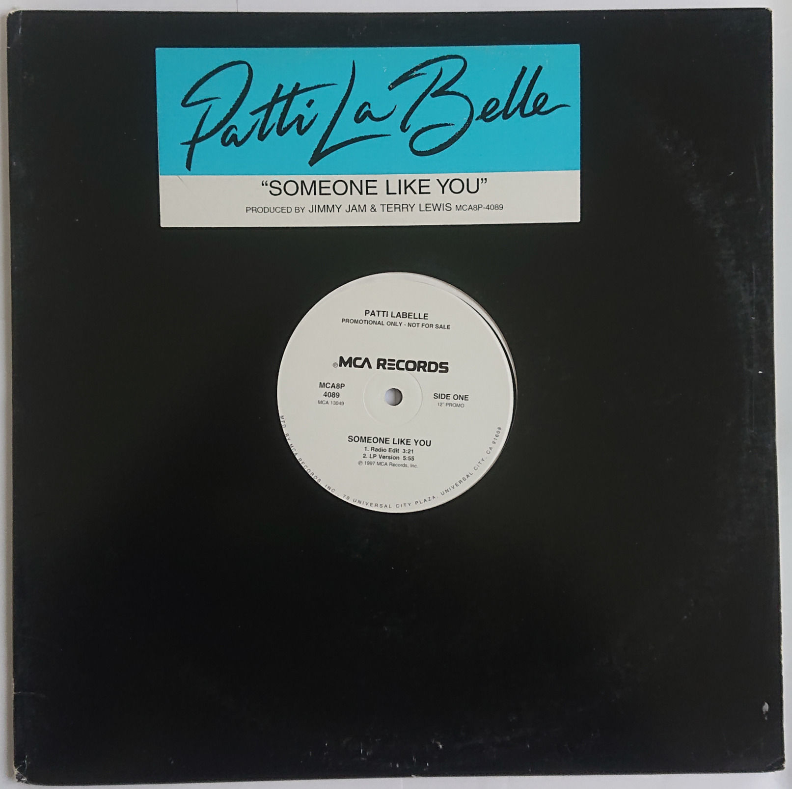 Patti LaBelle – Someone Like You 12 " single - MCA Records Promo US