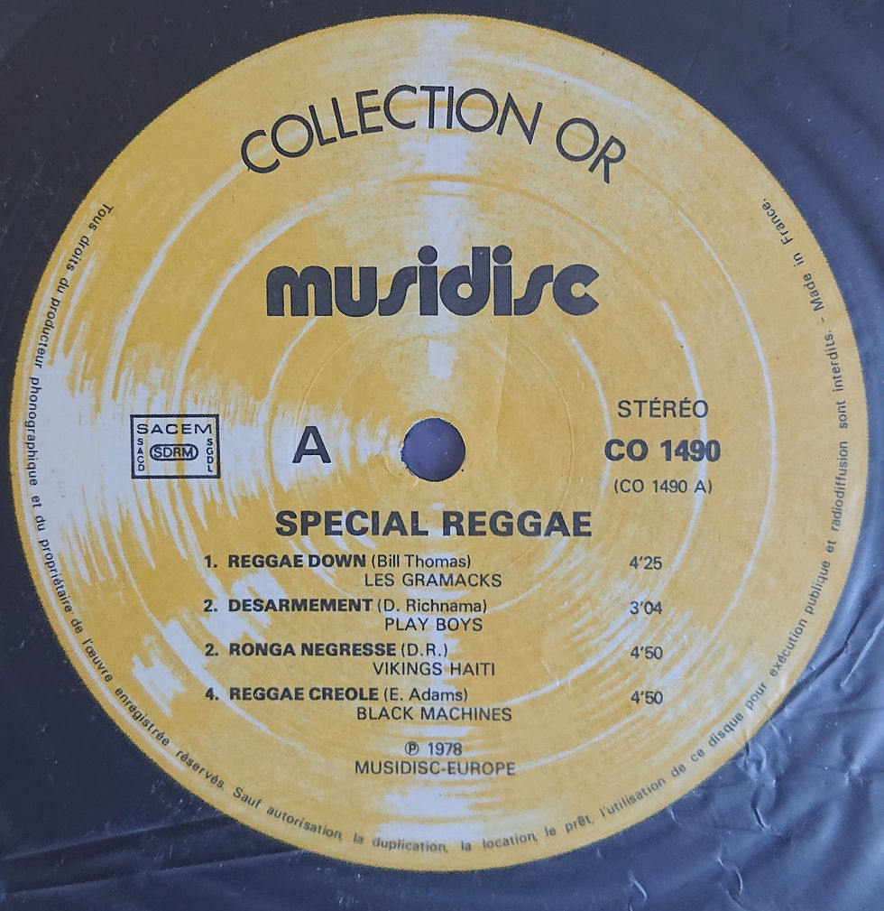 Thumbnail: Various - Special Reggae (LP) - Musidisc , Collection OR France