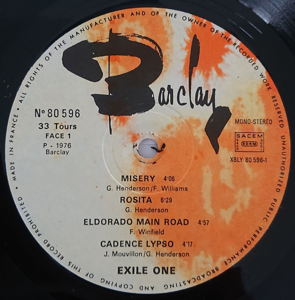 Miniature : Exile One - Exile One (LP, Album) - Barclay ,France
