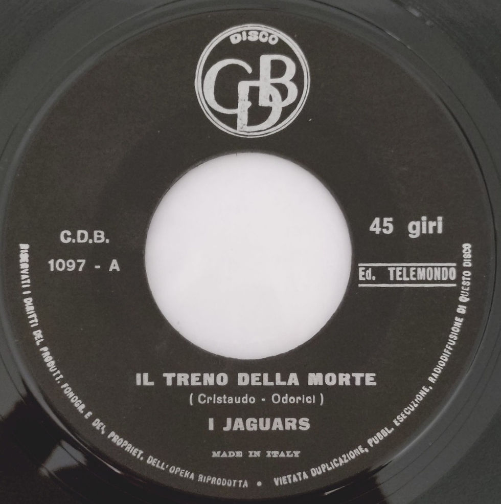 Thumbnail: The Jaguars* - Il Treno Della Morte (7") CDB Italy