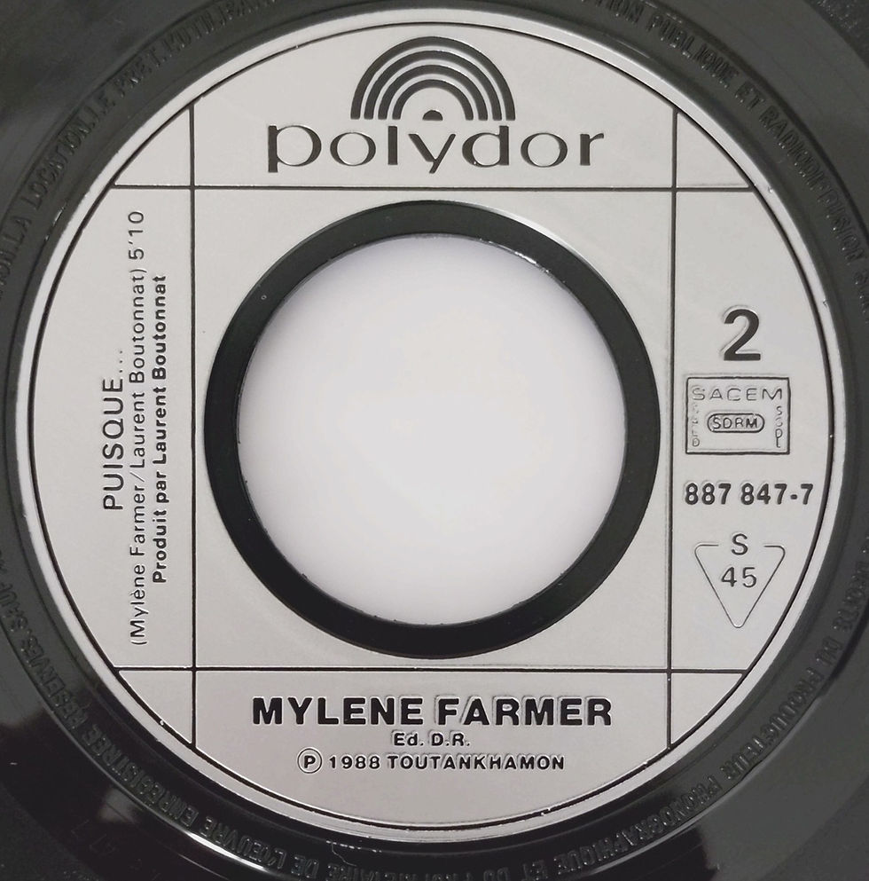 Thumbnail: Mylene Farmer* - Pourvu Qu'elles Soient Douces (7", Single) Polydor, France