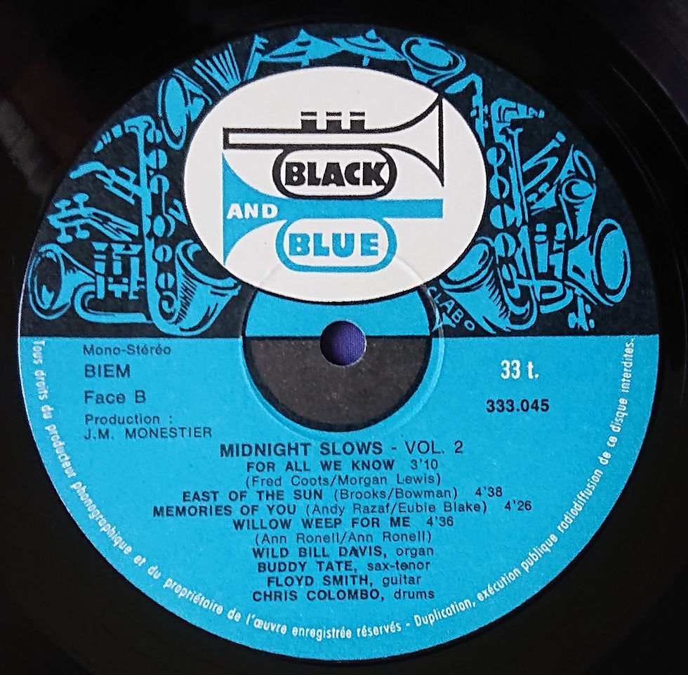 Miniaturbild: Buddy Tate, Wild Bill Davis - Midnight Slows Vol. 2 (LP, Album, Mono)