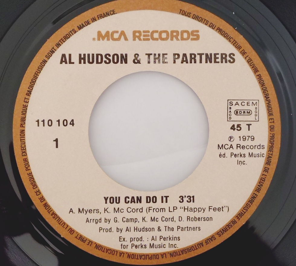 Thumbnail: Al Hudson & The Partners - You Can Do It (7", Single) MCA Records France