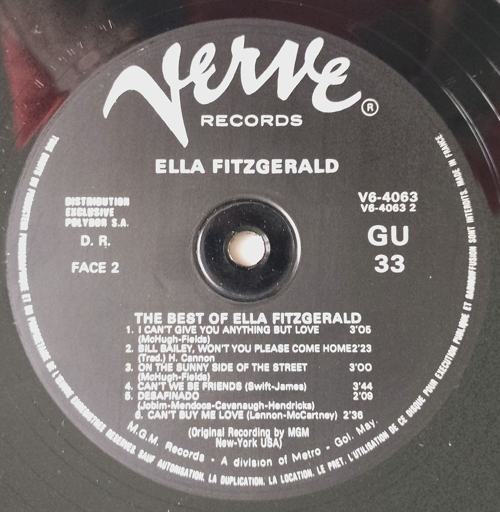 Miniature : Ella Fitzgerald - The Best Of Ella Fitzgerald (LP, Reissue) Verve, France