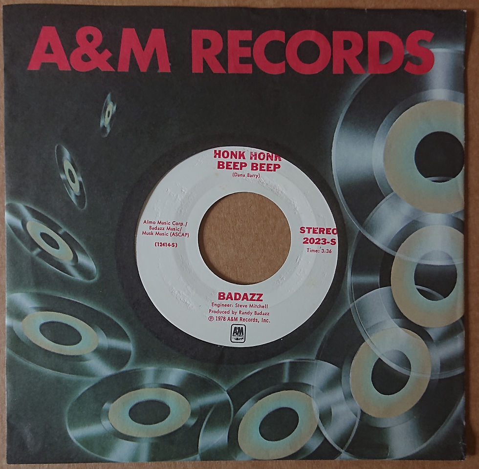 Thumbnail: Badazz - Honk Honk Beep Beep - A&M Promo US