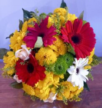 Buque Campestre com Gerberas