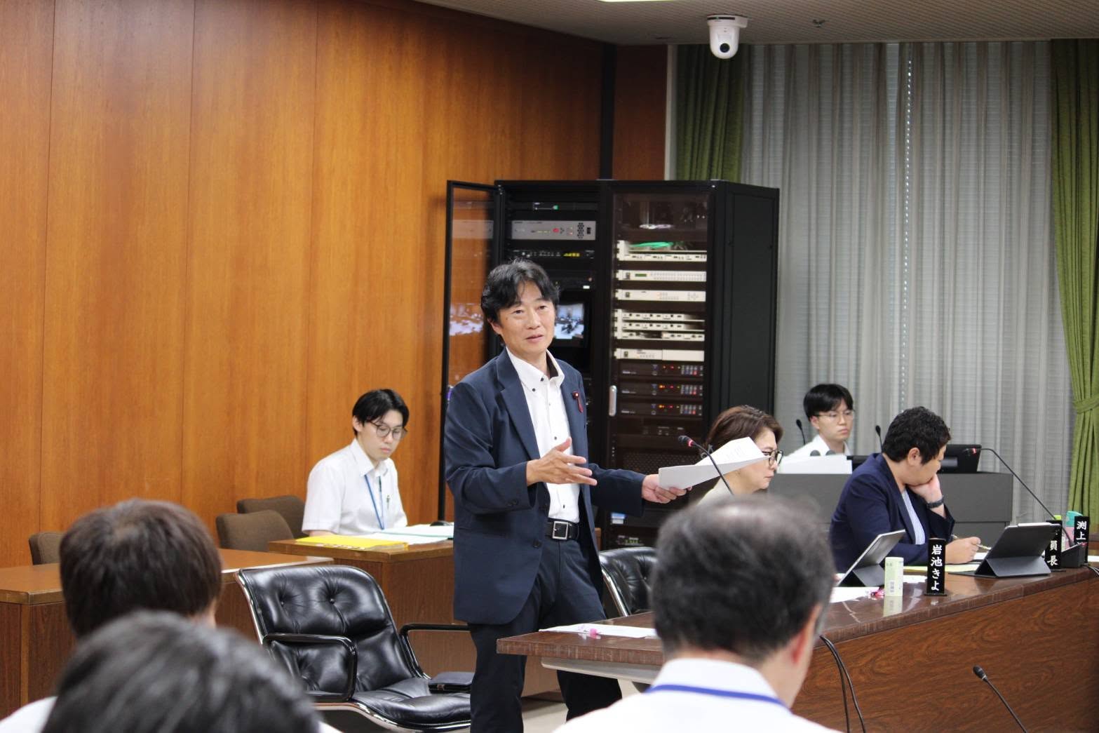武直樹 建設港湾委員会写真 1
