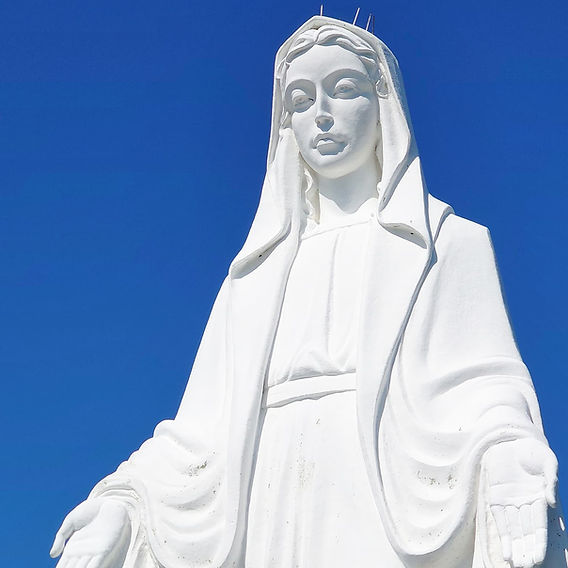 神ノ島のマリア観音像と恵比寿様 - おぶつだんの利休堂(長崎市の仏壇