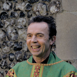 Rev. Graham Dale smiling.