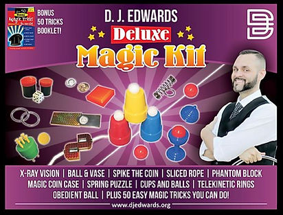 Parents and Kids love this birthday present, a fun easy Magic Kit from Birthday Entertainer Magician D.J. Edwards