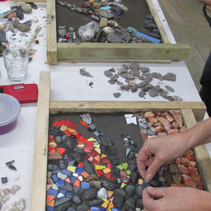Mosaikworkshop 'Zauber des Natursteinmosaiks'