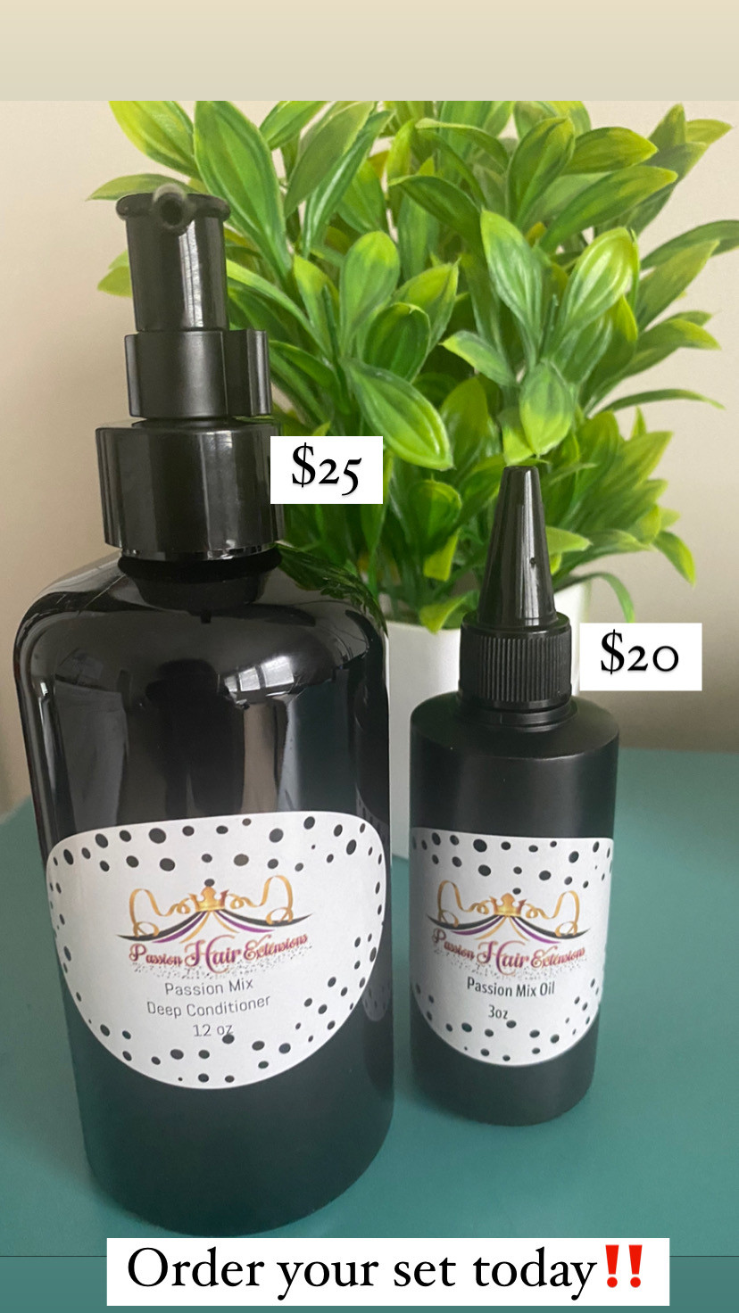 Passion Mix Deep Conditioner + Passion Mix Oil