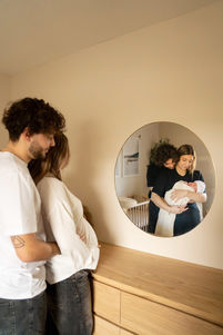 shooting séance photo naissance nourisson bébé nouveau-né famille Angers Cholet Marie-L.G. Photographie