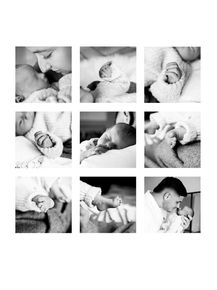 shooting séance photo naissance nourisson bébé nouveau-né famille Angers Cholet Marie-L.G. Photographie détails noir et blanc