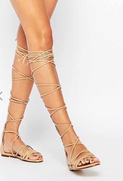 ASOS - Sandales Spartiates