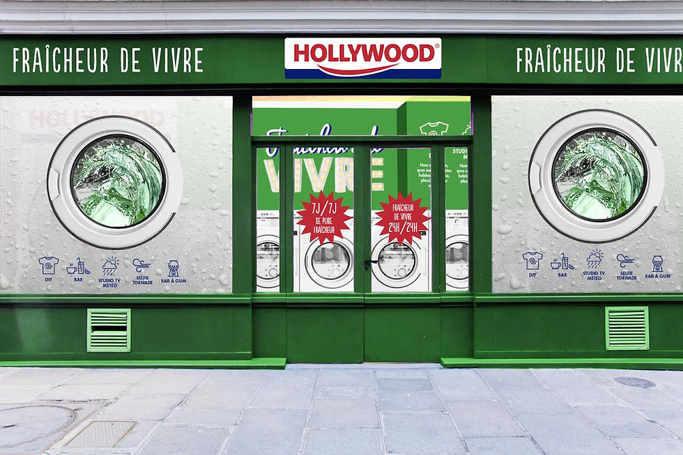 Le pop up store éphémère Hollywood