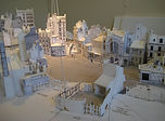 Maquette d'un quartier de paris en 1936