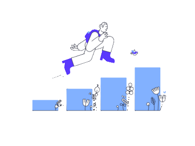 stepping up gif