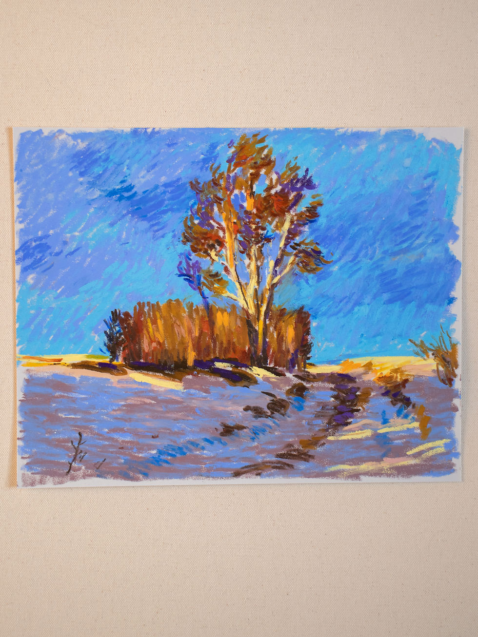 Thumbnail: Original Art - Winter Landscape #2