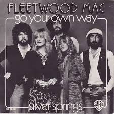 Single cover for Fleetwood Mac's Go Your Own Way. Image taken from medialoper.com and courtesy of Fleetwood Mac