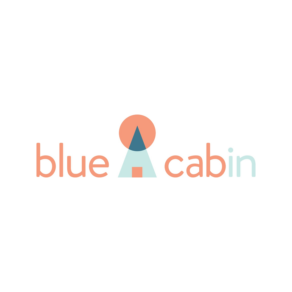 blue cabin