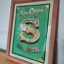 Gold leaf on glass commission