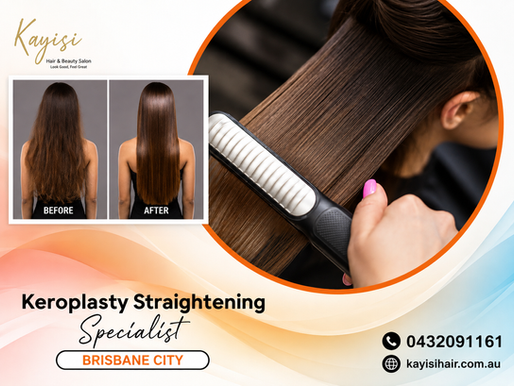 Nanoplasty hair straightening treatment for smooth, shiny hair
