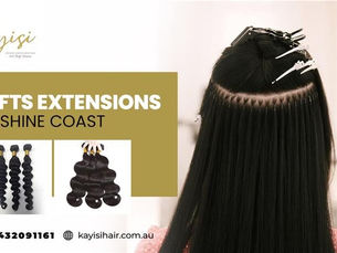 Beautiful weft hair extensions adding length and volume