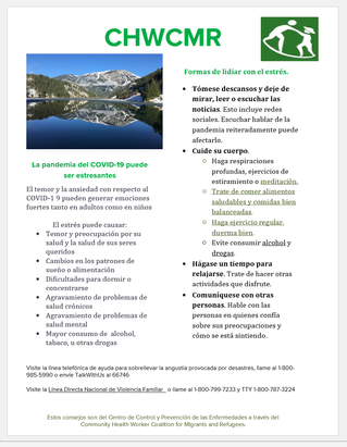 CHWCMR works with local restaurants who are NOW responding to the needs of our communities.