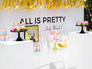 POP of color WARHOL Inspired PARTY