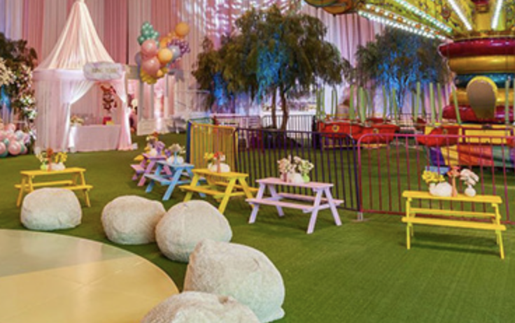 Rainbow Picnic Tables