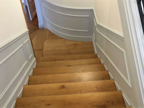 mise en peinture après préparation des supports